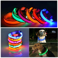 Load image into Gallery viewer, LED Adjustable Dog Collar Blinking Flashing Light up Glow Pets Safety Waterproof