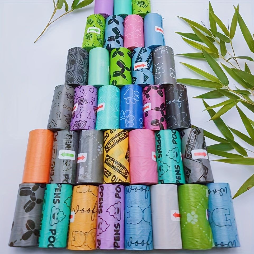 “Eco-Friendly Pets Waste Bags – Leak-Proof, Durable & Scent-Free Poop Bag Rolls (120/240 Bags)”