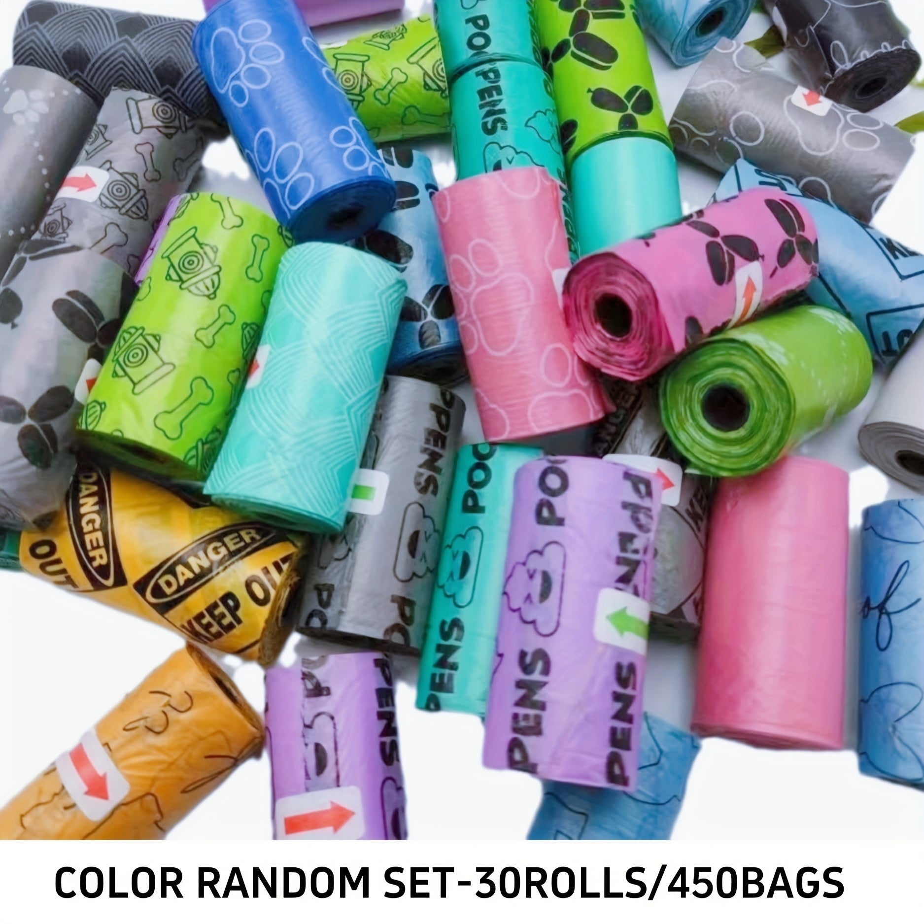 “Eco-Friendly Pets Waste Bags – Leak-Proof, Durable & Scent-Free Poop Bag Rolls (120/240 Bags)”