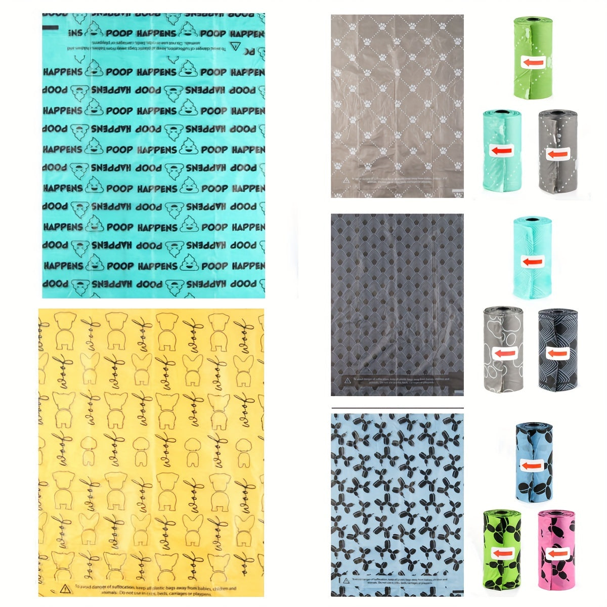 “Eco-Friendly Pets Waste Bags – Leak-Proof, Durable & Scent-Free Poop Bag Rolls (120/240 Bags)”