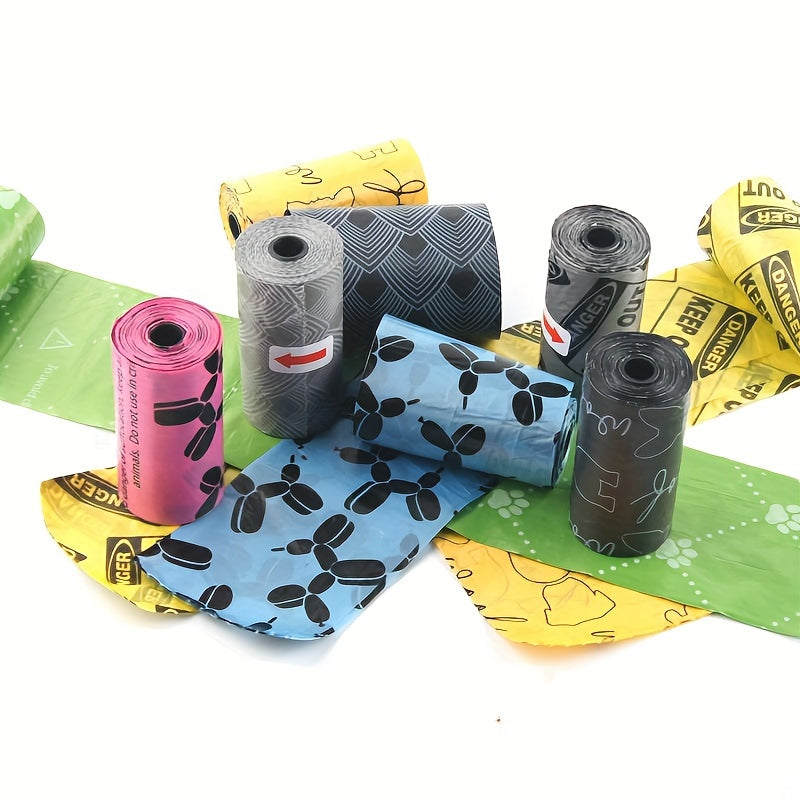 “Eco-Friendly Pets Waste Bags – Leak-Proof, Durable & Scent-Free Poop Bag Rolls (120/240 Bags)”