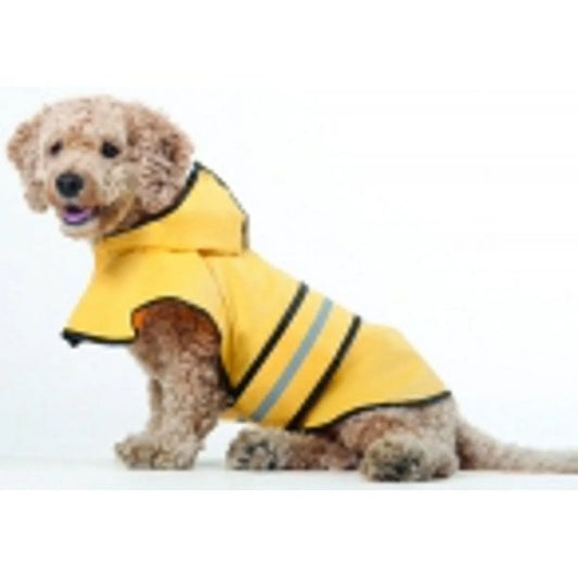 Fashion Pet Rainy Day Dog Slicker - Yellow (Small)
