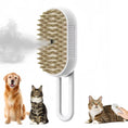 Load image into Gallery viewer, 3 in 1 Pet Brush Cat Steam Brush Comb Dog Brush Electric Spray Cat Hair Brushes Massage Pet Grooming Hair Removal Combs
