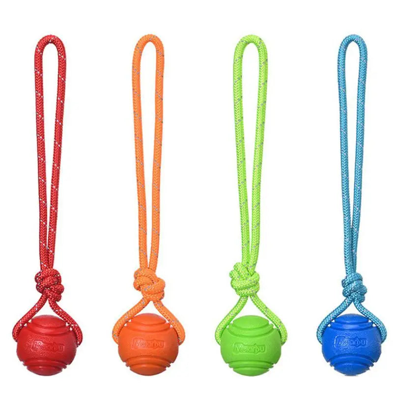 “BounceBell™ Interactive Dog Ball Toy – Durable, Colorful & Jingle Sound Play Ball”