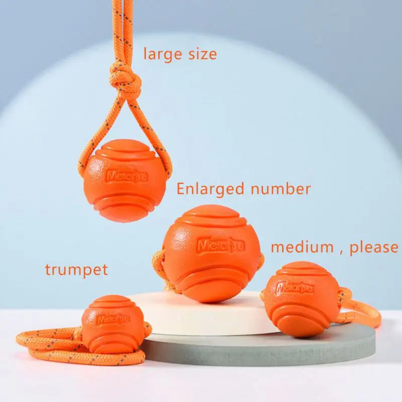 “BounceBell™ Interactive Dog Ball Toy – Durable, Colorful & Jingle Sound Play Ball”