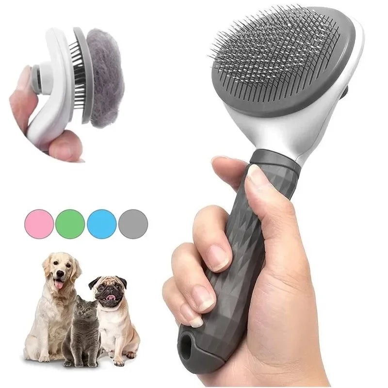 Self-Cleaning Pet Grooming Brush – Anti-Shed & Gentle Desheding Toold