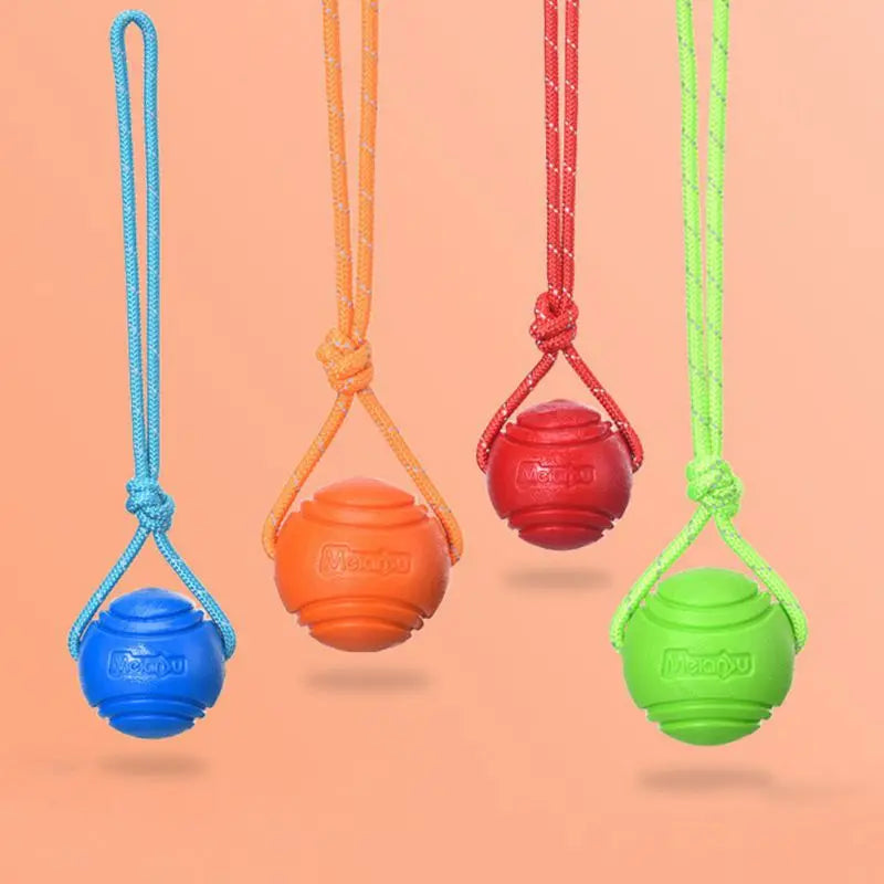 “BounceBell™ Interactive Dog Ball Toy – Durable, Colorful & Jingle Sound Play Ball”