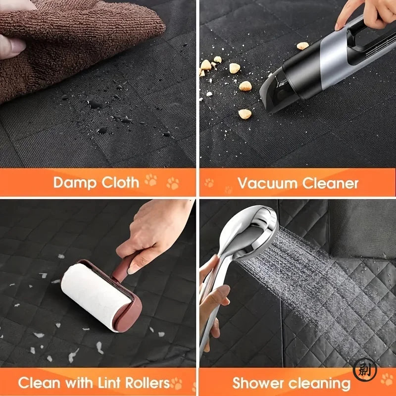 Waterproof Dog Car Seat Cover – Scratch-Proof, Nonslip, Hammock Design for SUVs & Cars