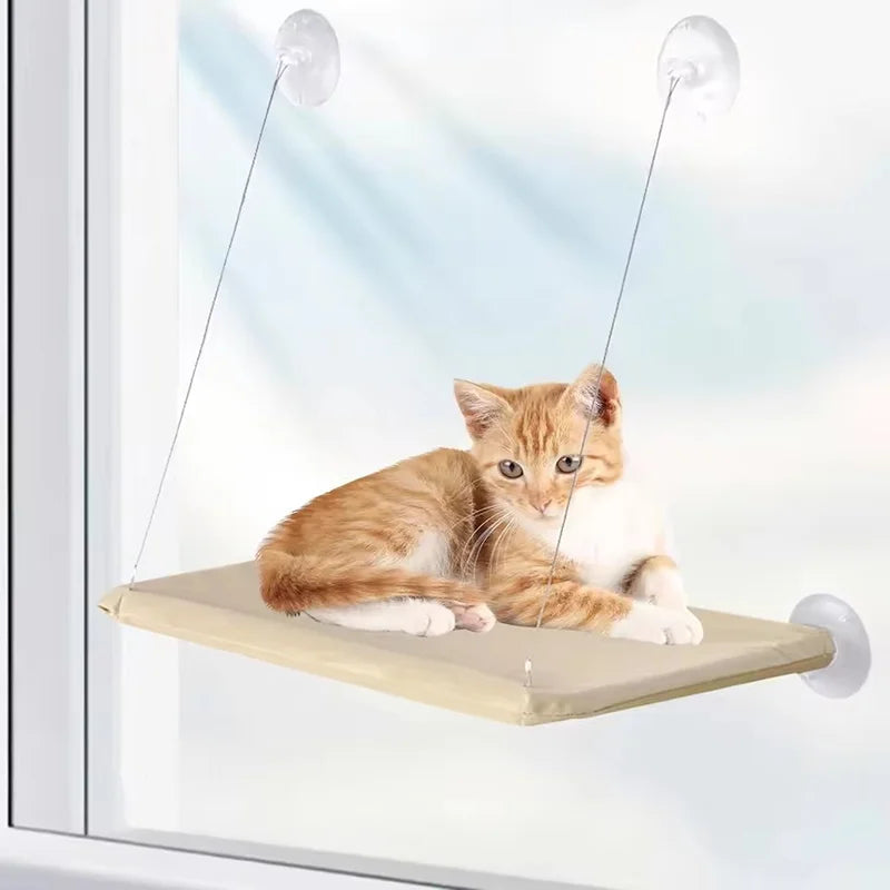 Cat Window Hammock – Ultra Soft Space-Saving Sunbathing Bed