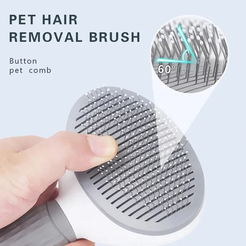 Self-Cleaning Pet Grooming Brush – Anti-Shed & Gentle Desheding Toold