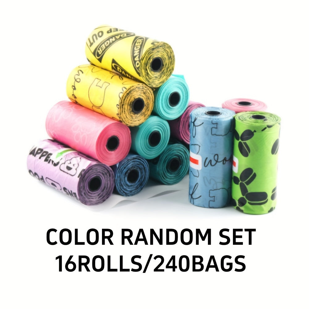 “Eco-Friendly Pets Waste Bags – Leak-Proof, Durable & Scent-Free Poop Bag Rolls (120/240 Bags)”