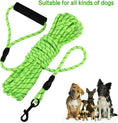 Load image into Gallery viewer, Floating Long Dog Leash, 32Ft Dog Training Leash for Swimming and Lake, Reflective Long Rope Lead with Soft Handle for Outside, Yard, Camping, Hiking and Beach (Green)
