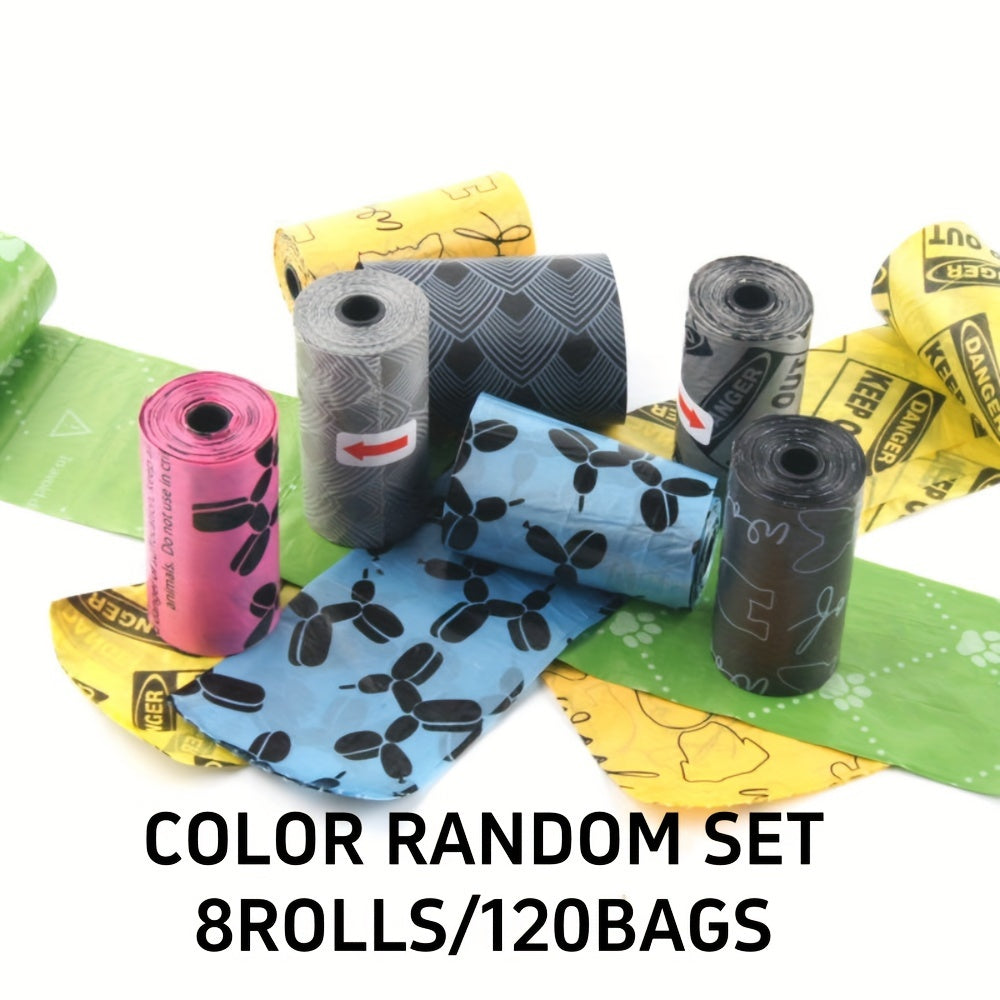 “Eco-Friendly Pets Waste Bags – Leak-Proof, Durable & Scent-Free Poop Bag Rolls (120/240 Bags)”
