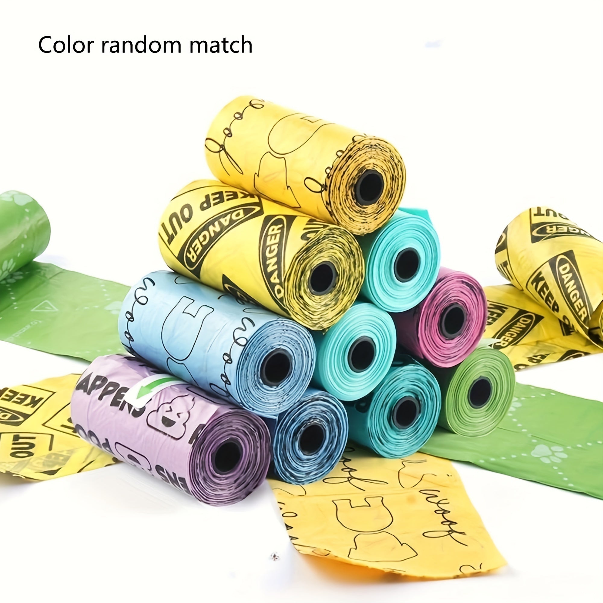 “Eco-Friendly Pets Waste Bags – Leak-Proof, Durable & Scent-Free Poop Bag Rolls (120/240 Bags)”